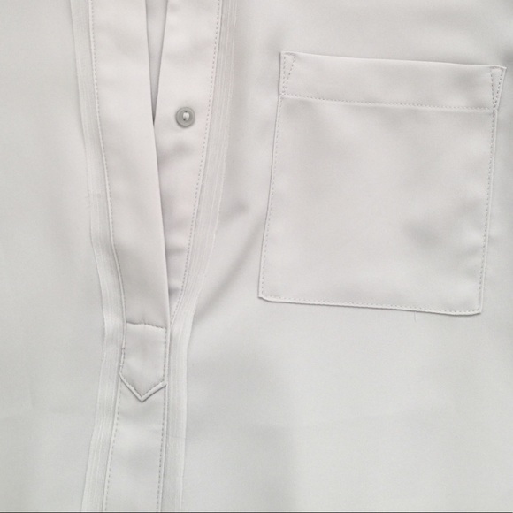 Simply Vera Verawang gray blouse XS - Picture 6 of 8